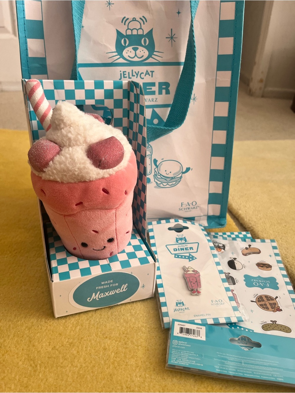 Jellycat dinner milkshake set—limited edition